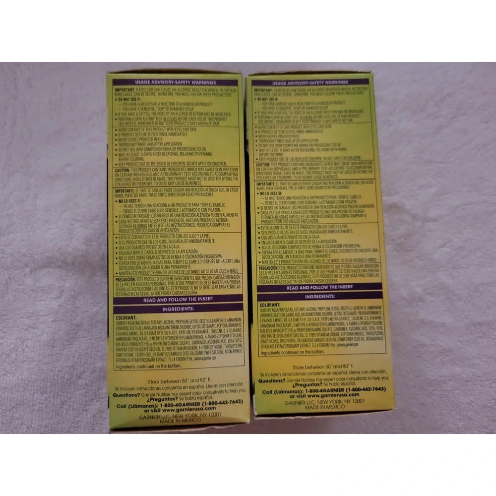 Lot of 2 Garnier Nutrisse Ultra Color - P2 Purple Quartz